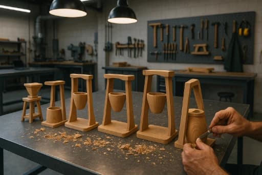 Coffee maker crafting workshop